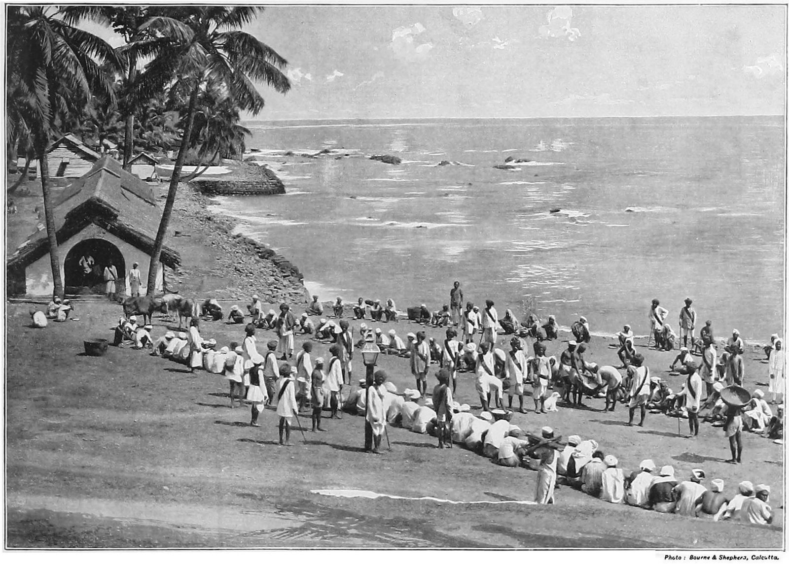 Prisoners at the British penal settlement in the Andaman Islands in the late nineteenth century